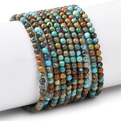 Бусы натуральная африканская бирюза (яшма)&nbsp;G-K366-G01-3mm