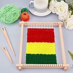 Ensembles d'outils de métiers à tricoter en bois&nbsp;TOOL-WH0127-07