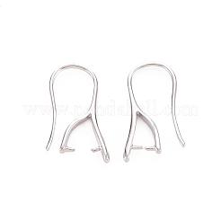 Латунные крючки для сережек&nbsp;KK-R037-05P-A