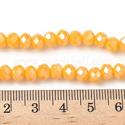 Непрозрачные сплошные цветные стеклянные бусины&nbsp;EGLA-XCP0001-19