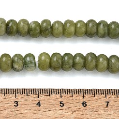 Perles de jade naturel chinois du sud en rangs&nbsp;GG-CBA9281-A05-5x8mm