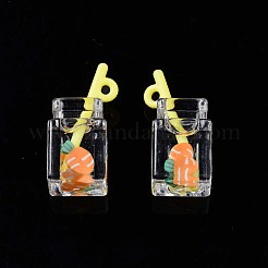 Подвески из смолы с имитацией напитка&nbsp;X-CRES-S359-32M