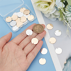 24шт 2 цвета латунные подвески&nbsp;KK-BC0012-23