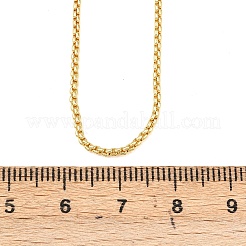 Женские ожерелья из латунной цепочки толщиной 1.5 мм&nbsp;NJEW-A062-01G