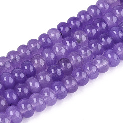 Chapelets de perles en jade blanc naturel teinté&nbsp;X-G-T139-59A-08
