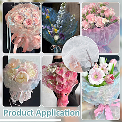 Ткань органза для поделок своими руками&nbsp;DIY-WH0504-309B