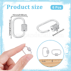 Латунь микропаве прозрачный кубический цирконий винт карабин брелоки&nbsp;KK-WH0062-242A-P