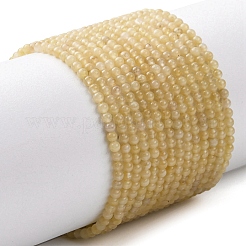 Природный Топаз нефрита бисер нитей&nbsp;G-Z116-A11-2mm