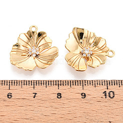 Латунные микро проложить кубического циркония подвески&nbsp;KK-N263-11G