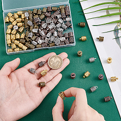 120 шт. 4 наконечника для шнура из сплава тибетского стиля&nbsp;FIND-PH0025-29