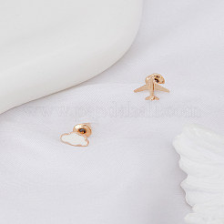 1 пара серег-гвоздиков из цинкового сплава&nbsp;EJEW-LP0009-08