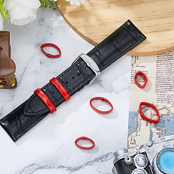 14 stücke 7 arten rindsleder uhr strap ring&nbsp;FIND-FH0017-42B