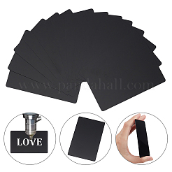 100 лист 2-х цветных алюминиевых пустых именных карточек&nbsp;DIY-WR0003-56