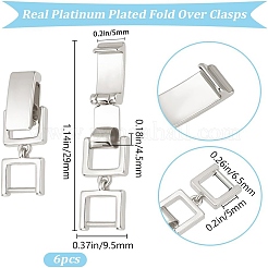 6 шт. латунные раскладывающиеся застежки&nbsp;KK-BBC0014-97P