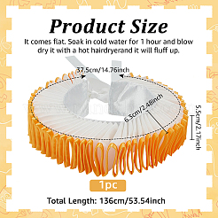 Abnehmbare Rüschenkragen aus Polyester für Kinder&nbsp;DIY-WH0671-362B