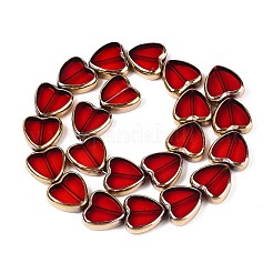 Стеклянные бусины с гальваническим покрытием &nbsp;EGLA-T021-23A