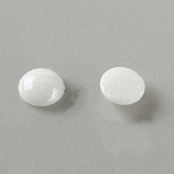 Фарфора ручной работы кабошонов PORC-WH0009-01A-01