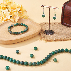 1 hebra de cuentas de jade africano natural&nbsp;G-TA0003-50A