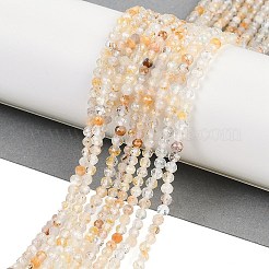 Бусы из натурального топаза&nbsp;LS-G-RM250104-C2