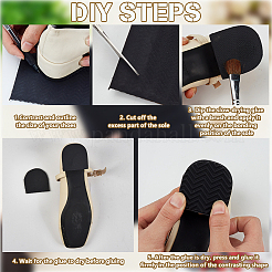 Anti-Rutsch-Gummischuhboden&nbsp;DIY-WH0899-981