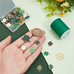 Kit de fabrication de bracelets DIY pour la Saint-Patrick&nbsp;DIY-PH0020-77
