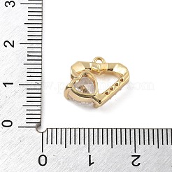 Латунные микро проложить кубического циркония подвески&nbsp;LS-KK-D283-27G