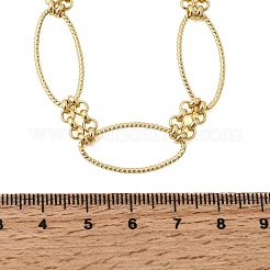 Ожерелья-цепочки из латуни с конским глазом&nbsp;NJEW-L013-15G