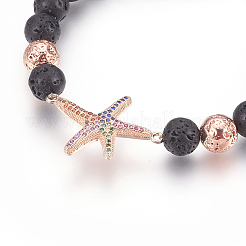 Bracelets élastiques&nbsp;BJEW-G601-14RG