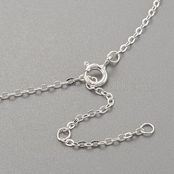 925 подвесные стерлингового серебра ожерелья&nbsp;NJEW-H209-12P