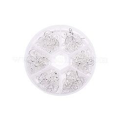 Ganci di orecchini in ottone&nbsp;KK-YW0001-08B-NF
