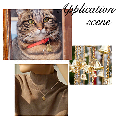 Латунные подвески-колокольчики&nbsp;KKB-FH0001-01A