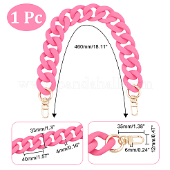 Акриловые ремни для сумки на цепочке&nbsp;FIND-WH0128-04