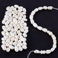 Нити из натурального культивированного пресноводного жемчуга&nbsp;PEAR-NB0001-46