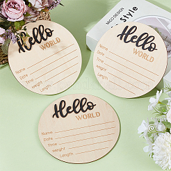 Деревянный реквизит для детских фотографий&nbsp;WOOD-WH0002-56B