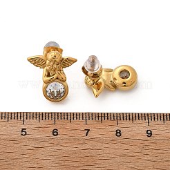 Серьги-гвоздики из нержавеющей стали 304&nbsp;EJEW-R026-02G