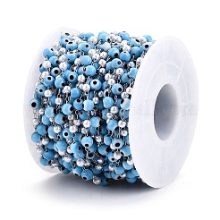 Цепочки из бусин ручной работы и искусственного жемчуга&nbsp;CHS-T006-16P