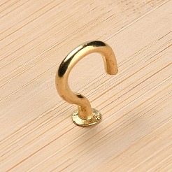 Подставка-органайзер для ожерелий L-образной формы из бамбука с одним отделением и бархатным ковриком.&nbsp;NDIS-F005-01D