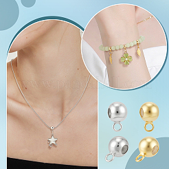 8 шт. 2 цвета 925 серебряные трубчатые дужки&nbsp;STER-BC0003-74