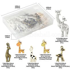 40шт 8 стиля подвески из сплава с эмалью&nbsp;ENAM-FS0003-39