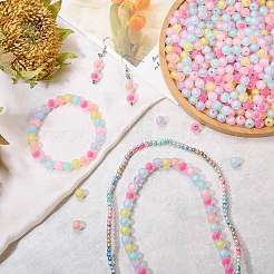5 sacchetto di perle acriliche opache&nbsp;TACR-SZ0001-33