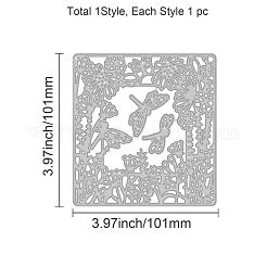 Углеродистая сталь разрезает трафареты&nbsp;DIY-WH0263-0038