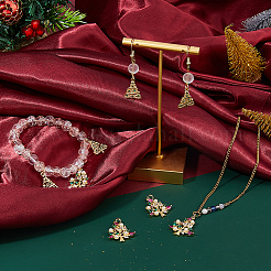 8 шт. 2 стиля латунные подвески с цирконием&nbsp;KK-FH0008-18