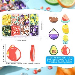 56гр 8 стиля кабошонов из полимерной глины ручной работы&nbsp;CLAY-FS0001-48