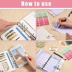 A6 бюджетные папки из радужной искусственной кожи&nbsp;JX556D