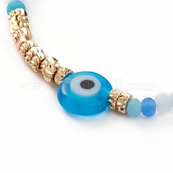 Nylon regolabile bracciali intrecciati cavo di perline&nbsp;BJEW-JB05792