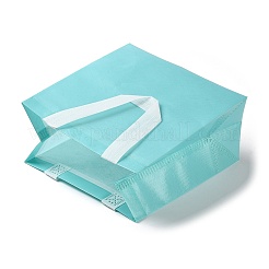 Sacchetti regalo pieghevoli riutilizzabili in tessuto non tessuto con manico&nbsp;ABAG-F009-A04