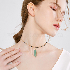 10 шт. 10-цветные драгоценные камни с заостренными подвесками в виде стальной проволоки&nbsp;G-AR0004-03LG