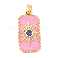 Латунь эмаль подвески&nbsp;KK-C134-34B-G