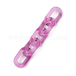 Прозрачные акриловые связывая кольца&nbsp;OACR-T024-02-J