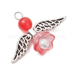 Pendentifs en perles de verre nacrées&nbsp;PALLOY-JF03205-05